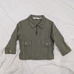 Rachel Zoe x Janie And Jack Kids Olive Green Jacket